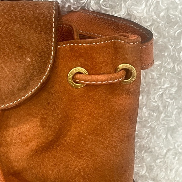 Gucci Vintage Bamboo Suede Mini Backpack - Picture 3 of 14